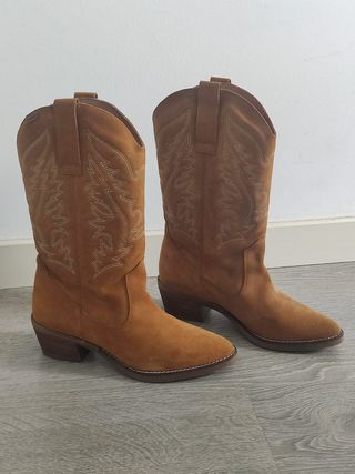 Botas altas de ante