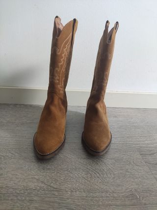 Botas altas de ante