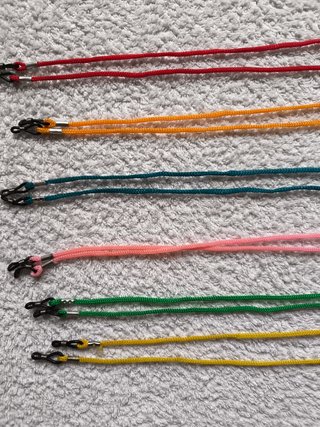 6 CORDONES PARA SUJETAR LAS GAFAS LENTES OCULARES
