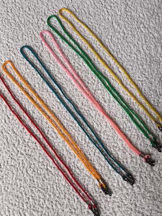 6 CORDONES PARA SUJETAR LAS GAFAS LENTES OCULARES
