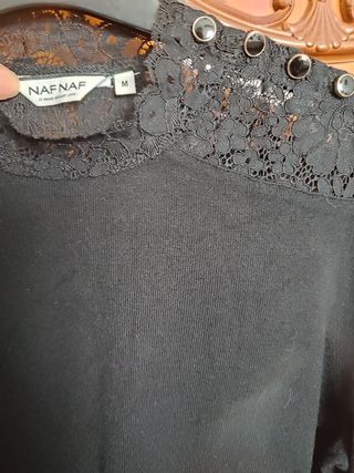 Jersey negro de Naf Naf, talla M