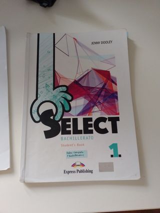 Select 1 bachillerato inglés