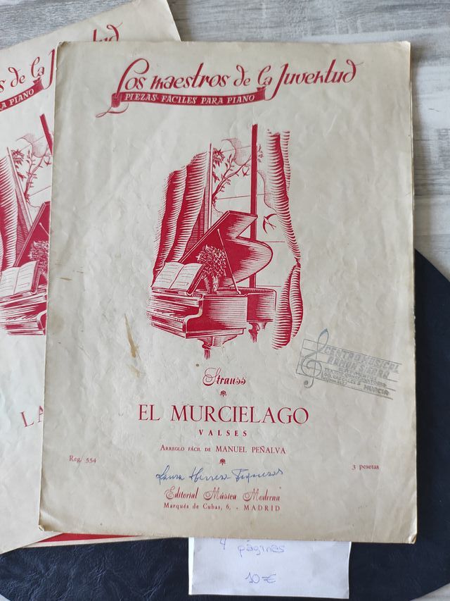 OFERTA!! PARTITURAS VARIAS AÑOS 1940