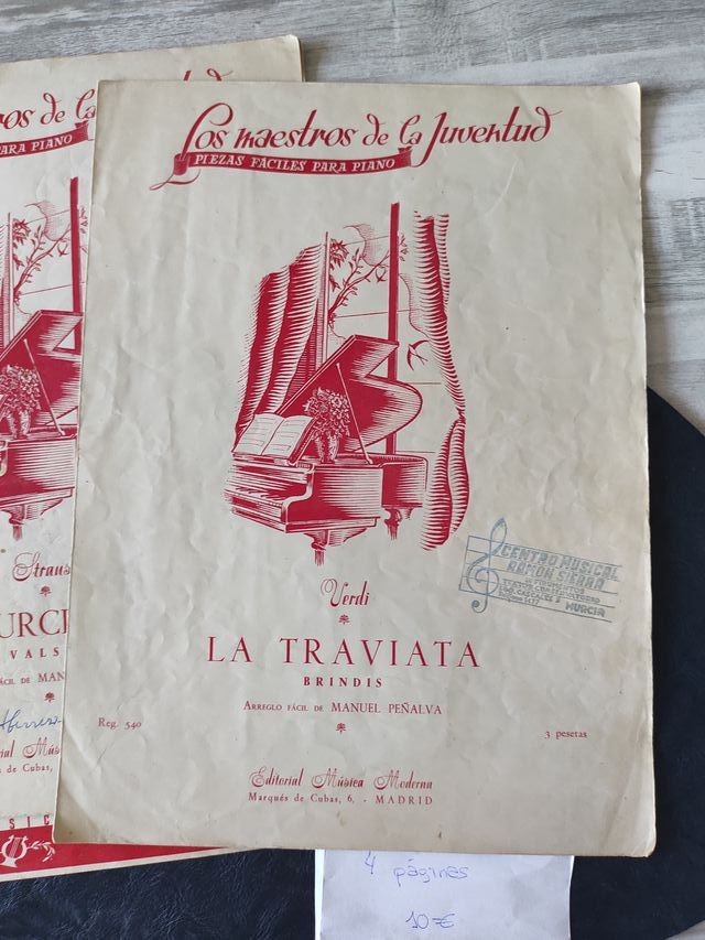 OFERTA!! PARTITURAS VARIAS AÑOS 1940