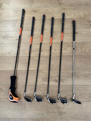 1/2 set de palos de golf diestro regular hombre