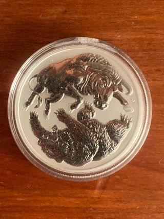 Moneda 1 oz TORO&OSO nive