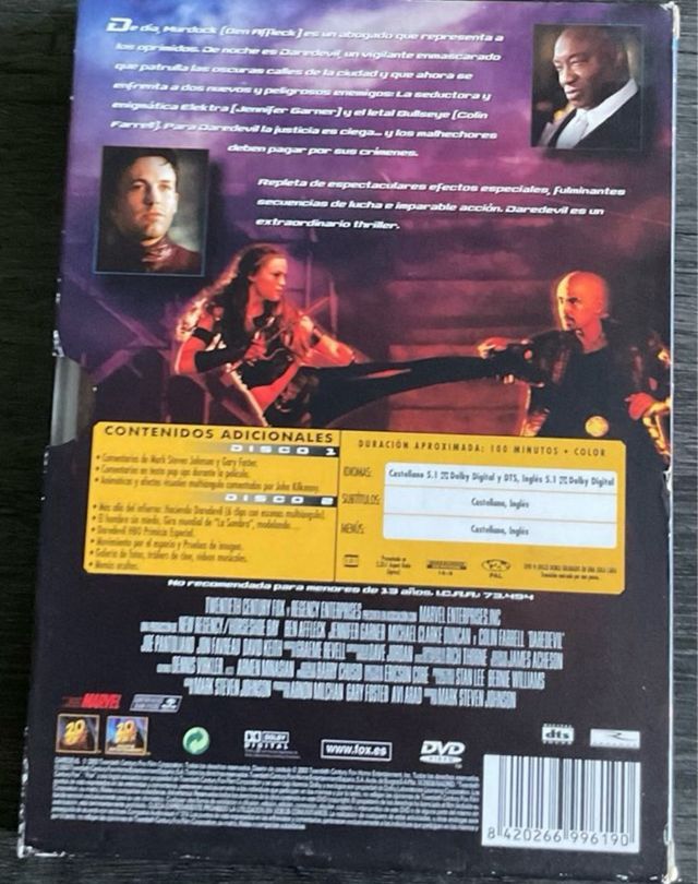 Spider-man y Daredevil peliculas