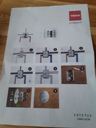 Grifo encastrado ducha teka strohm