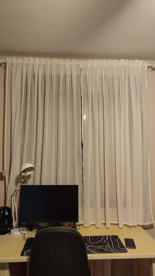 Edredón y cortinas