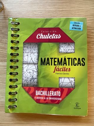 Matematicas Fáciles Bachillerato y EvAU libro