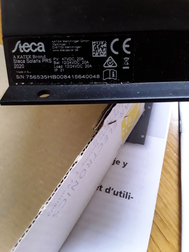 Regulador de carga solar