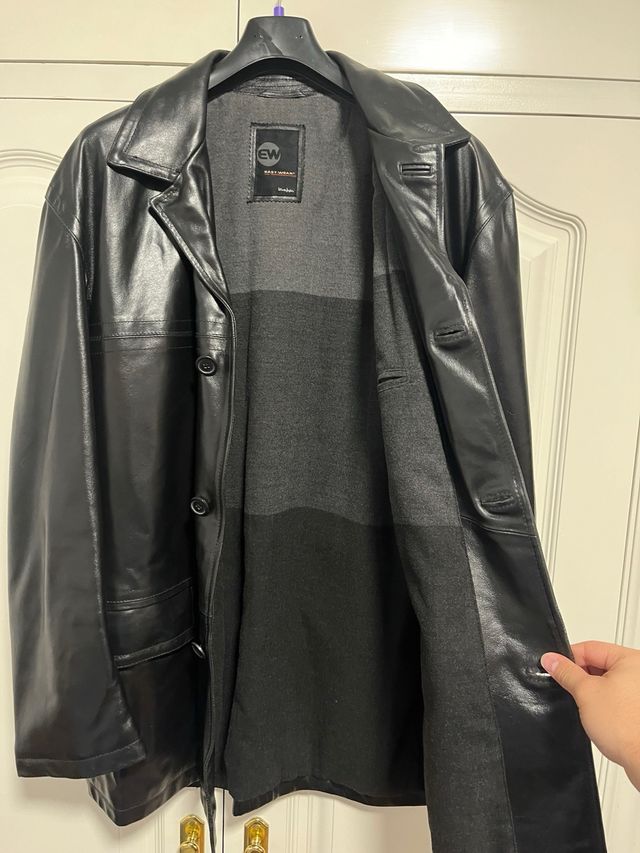 Cazadora de piel auténtica Easy Wear