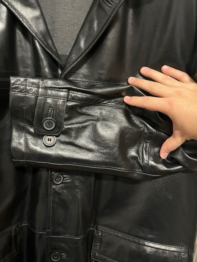 Cazadora de piel auténtica Easy Wear