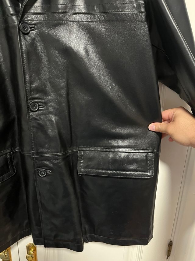 Cazadora de piel auténtica Easy Wear