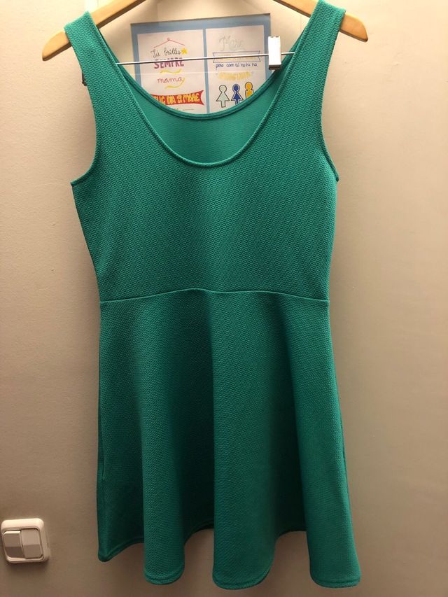 Vestido verano verde T40