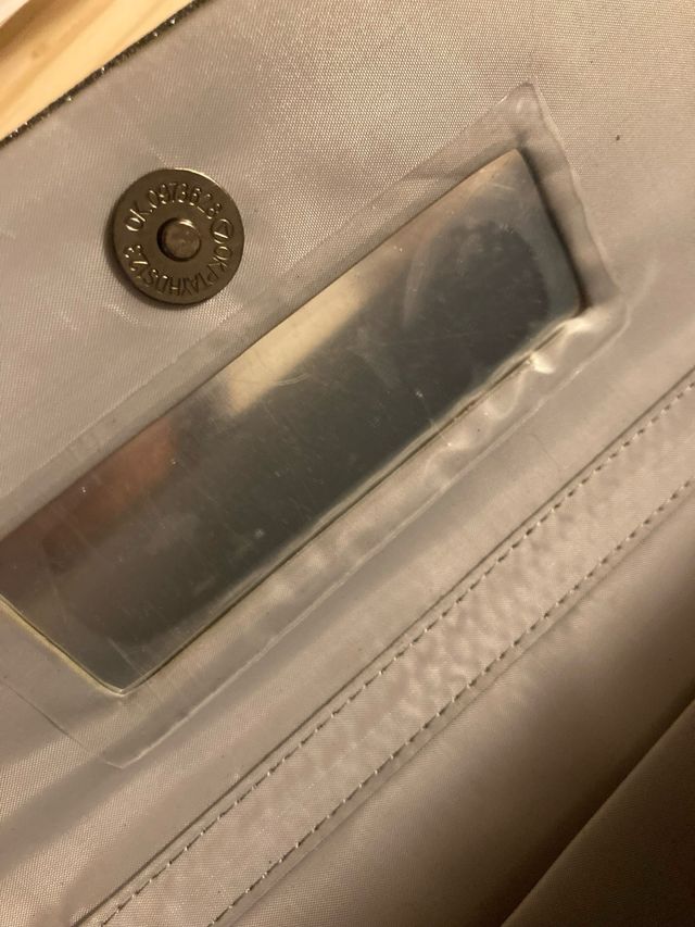 Pochette grigio brillantini nuova