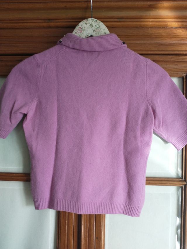 Jersey lila Benetton customizado. ¡ÚNICO!