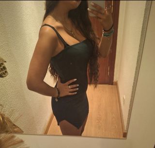 vestido verde militar 