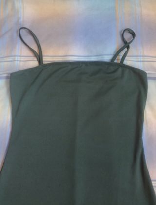 vestido verde militar 