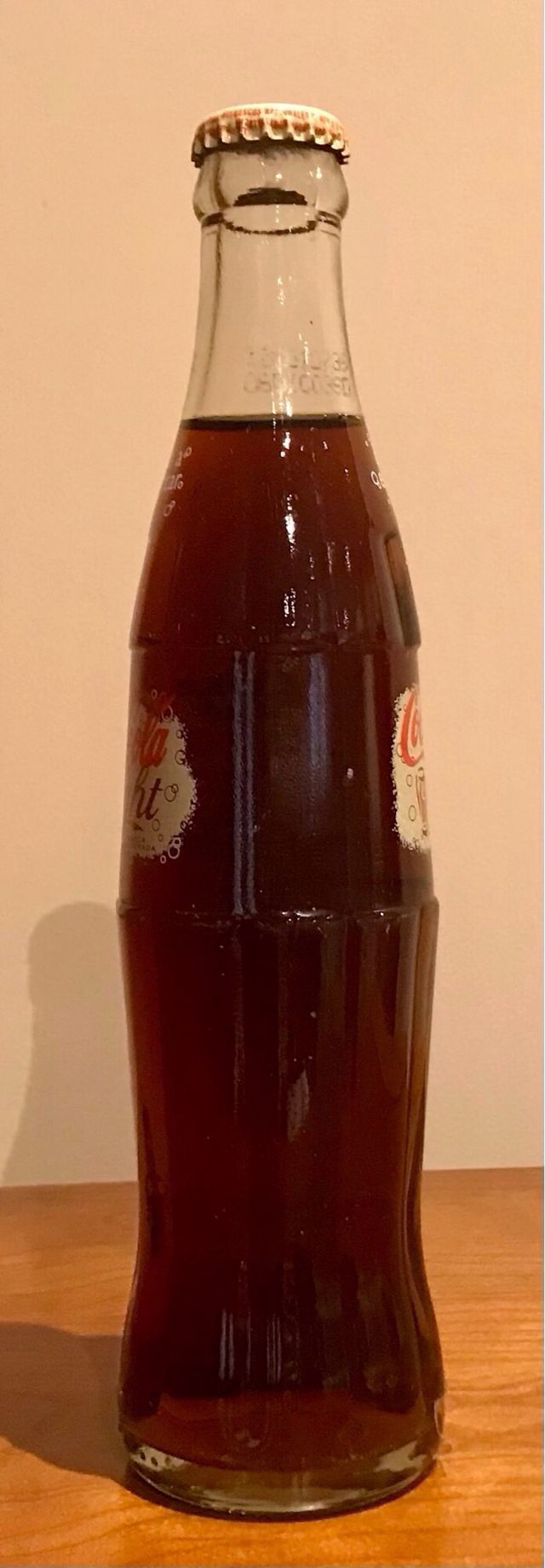 Botella Coca Cola Light República Dominicana 296