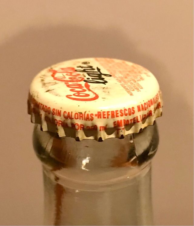 Botella Coca Cola Light República Dominicana 296