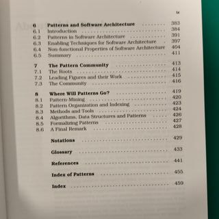 Pattern-oriented sofware architecture