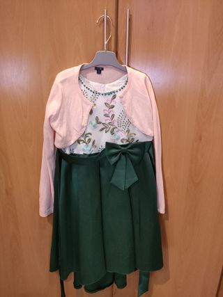 Vestido de ceremonia con chaqueta