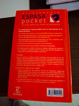 Diccionario pocket francés- español / español - francés (Spanish Edition)