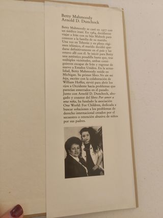 Por amor a una niña. No sin mi hija 2.