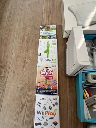 Wii + Wii fit + Juegos