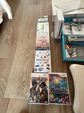 Wii + Wii fit + Juegos