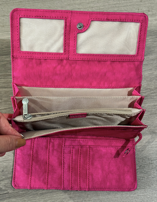 CARTERA GRANDE ROSA FUCSIA DE KIPLING