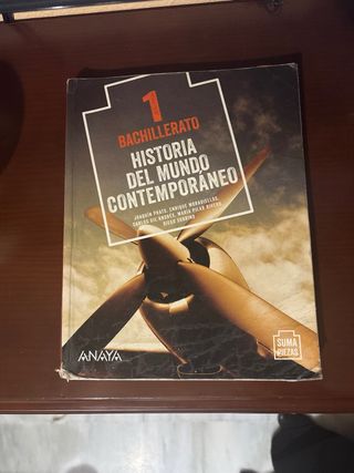 Libro 1° bachillerato historia anaya