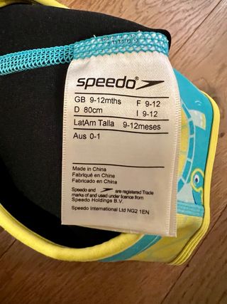 Neopreno infantil SPEEDO 9-12Ms
