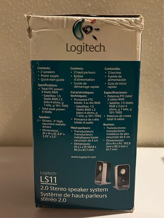 Casse audio 2.0 Logitech LS11