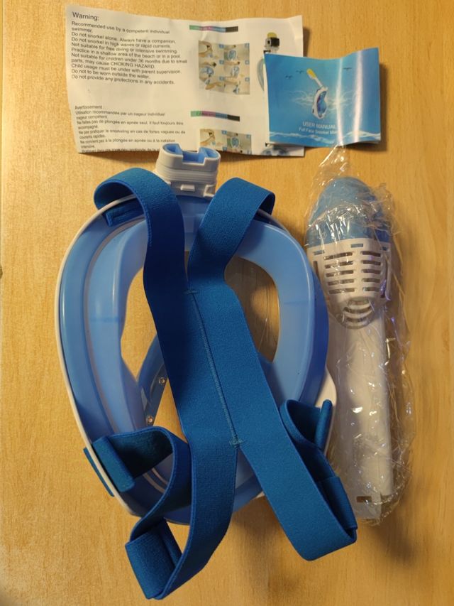 Máscara Snorkel Talla L/XL