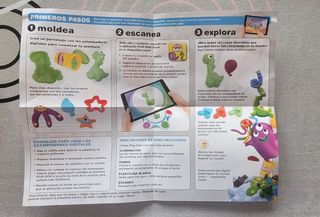 Juego de  plastelinas. Play-doh interactivo