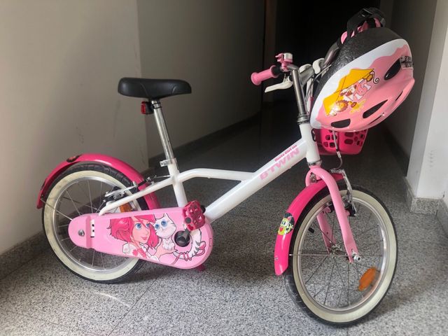 Bicicleta de niña + Casco