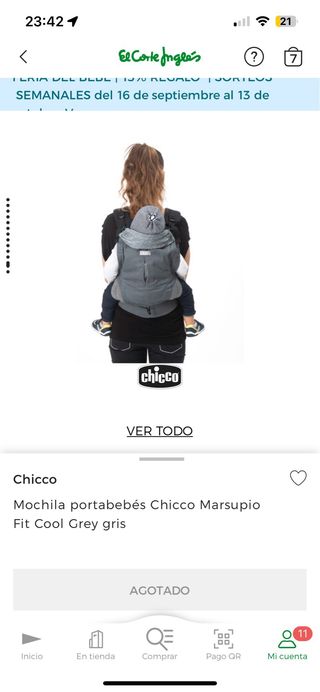 Mochila Portabebes Nueva Marca Chicco