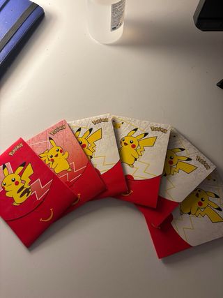 Cartas pokemon aniversario Mcdonals SIN ABRIR