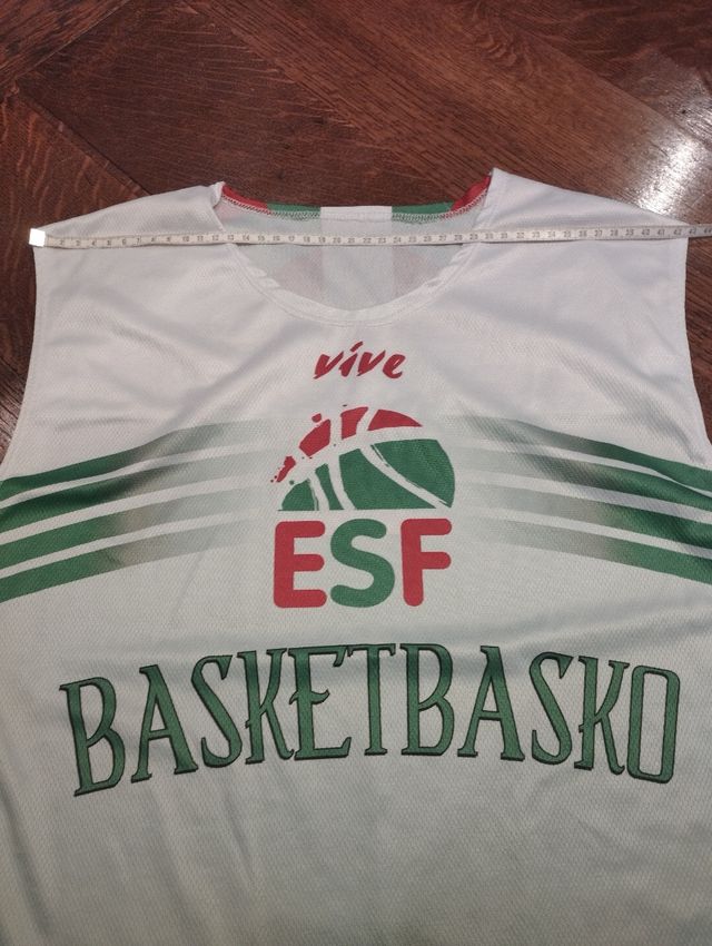 CAMISETA FEDER.VASCA BALONCESTO. T.M AMPLIA