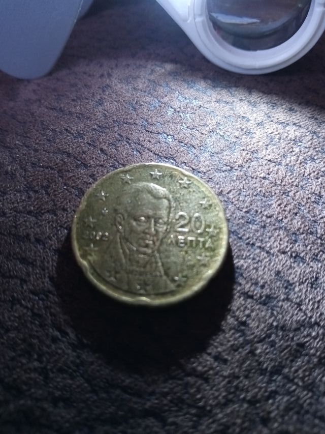 Moneda 20 cts 2002 Griega