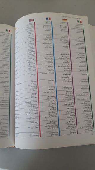 Diccionario múltilingüe : 5 idiomas