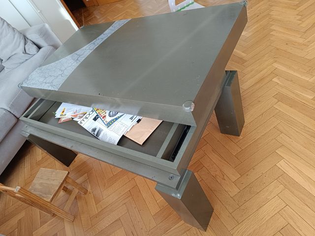 Mesa comedor auxiliar elevable