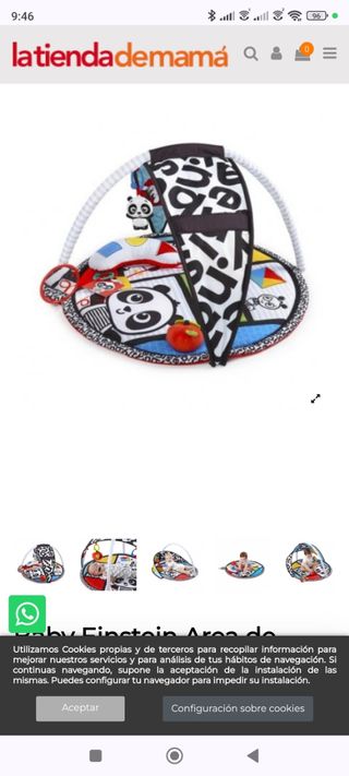 Manta actividad bebé