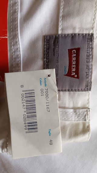 Pantaloni bianchi Carrera - tg 48