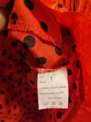 Vestido flamenca niña