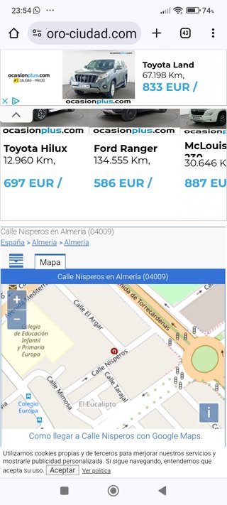 Garaje en alquiler