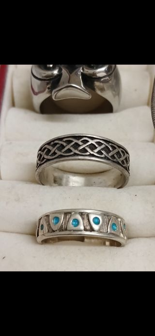 PLATA 925 anillo ( 4g ) GRANDE
