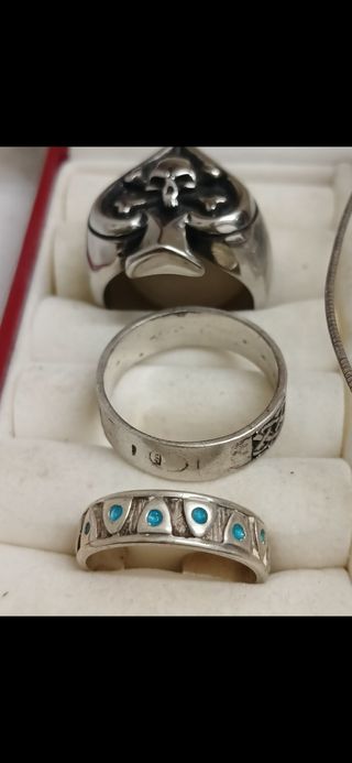 PLATA 925 anillo ( 4g ) GRANDE